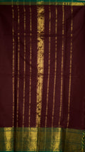 Pure Cotton Saree with Peacock Zari Border