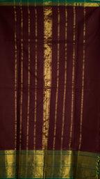Pure Cotton Saree with Peacock Zari Border