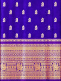 Kanchi Varisaipet Long Border Majesty- Royal Purple