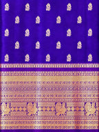 Kanchi Varisaipet Long Border Majesty- Royal Purple