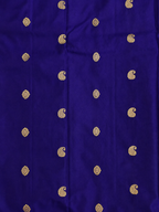 Kanchi Varisaipet Long Border Majesty- Deep Navy Blue