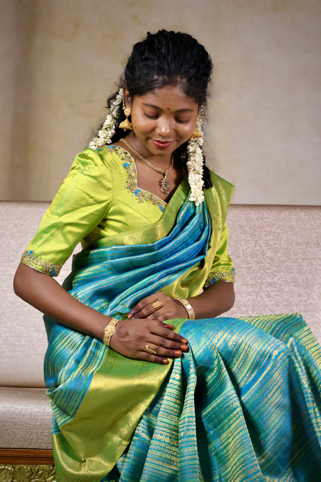 மயூரி- Pure Handloom Silk Saree