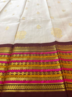 Pure Handloom Thirubhuvanam Silk Saree | வரிசைபேட் Border | அன்னம் Motifs | Grand Pallu