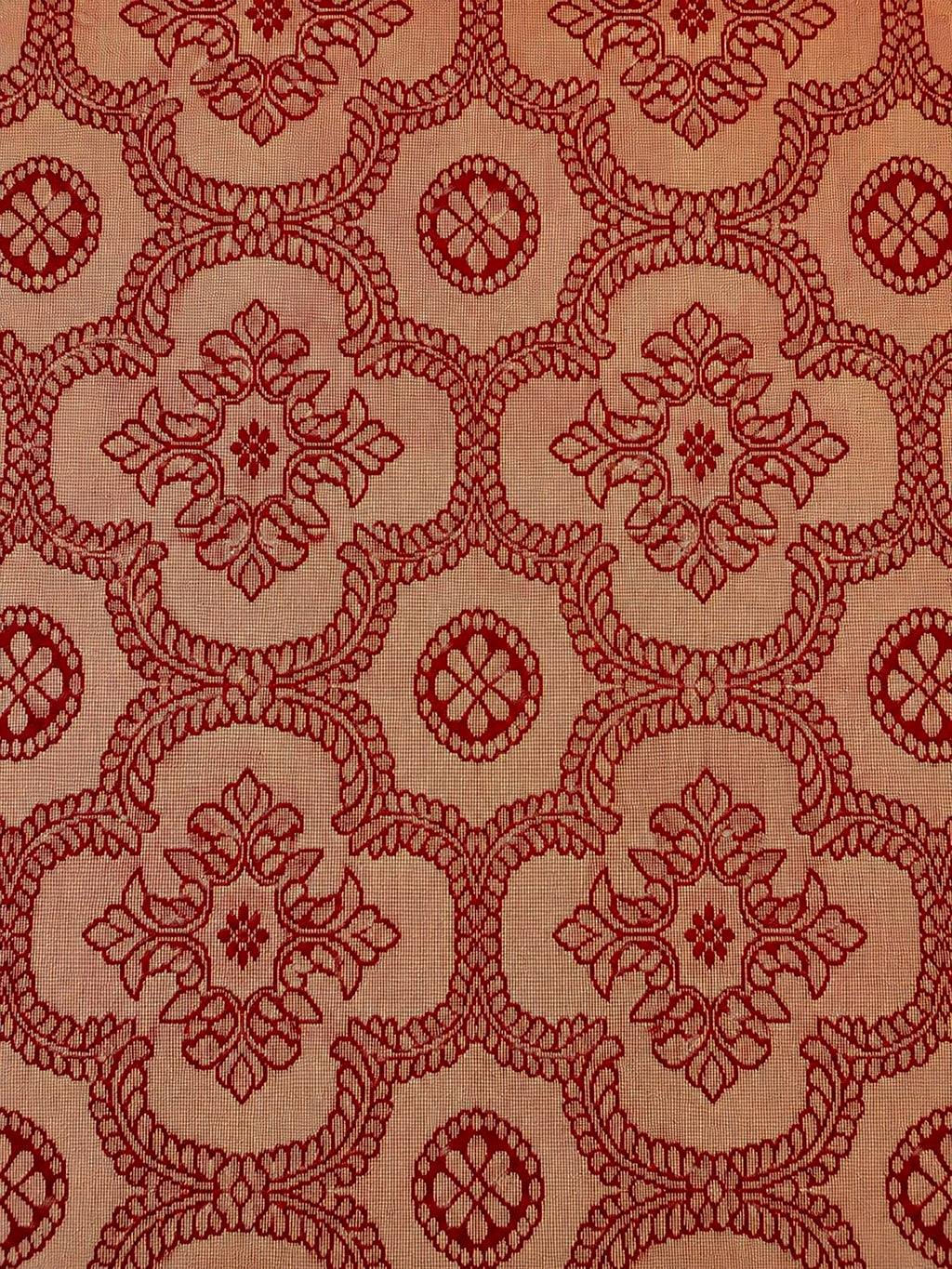 Kanchi Annam Aura – 2 Inch Border- Kumkum Red