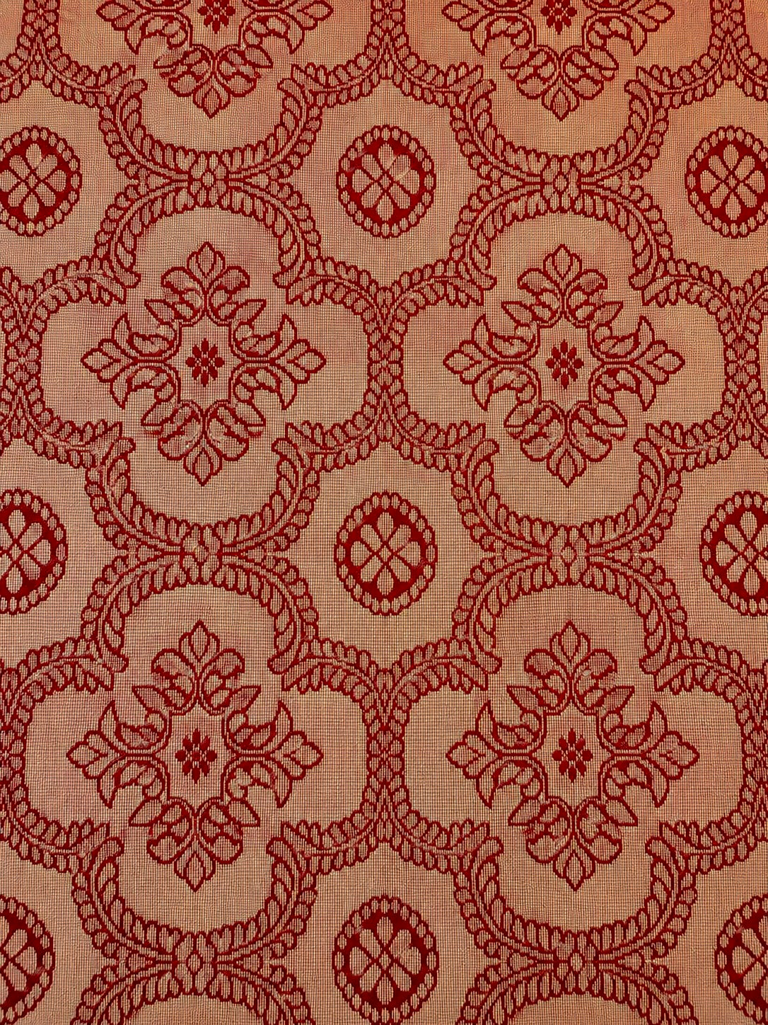 Kanchi Annam Aura – 2 Inch Border- Kumkum Red