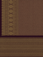 Kanchi Varisaipet Vasthram- Pure Silk Saree- Deep Plum Brown