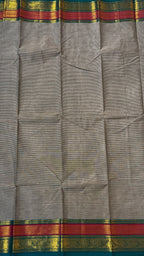 Kanchi Cotton Striped Saree