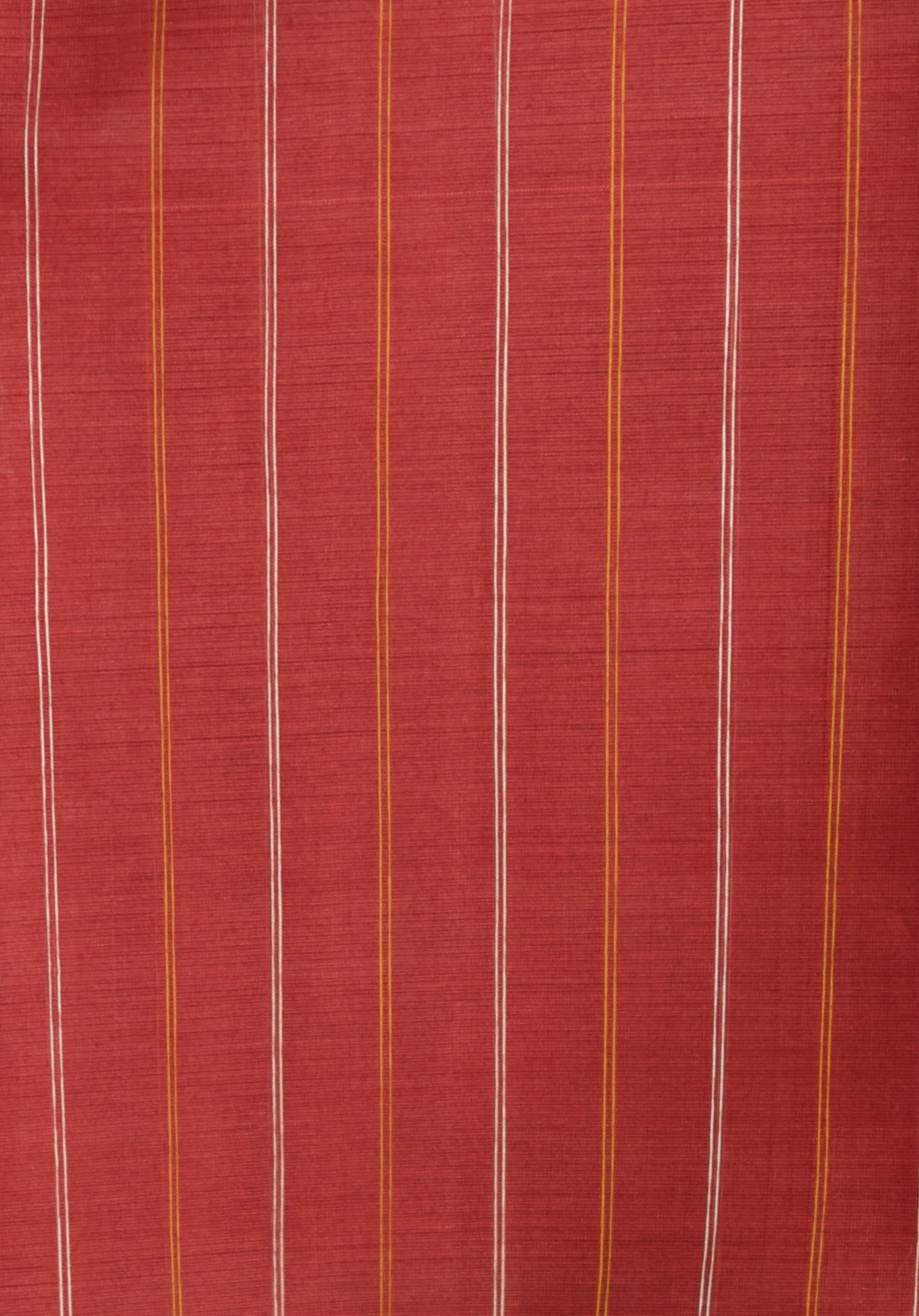 Pure Chettinad Handloom Cotton Saree – Stripped Red Body with purple 2inch Border