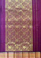 Pure Handloom Thirubhuvanam Silk Saree | வரிசைபேட் Border | அன்னம் Motifs | Grand Pallu