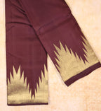 Pure Handloom Kanchipuram Silk Saree | Double Side Thazhapoo Border
