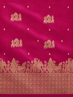 Kalyana Urvalam – Pure Silk Saree – Pallaku Motifs – Deep Pink