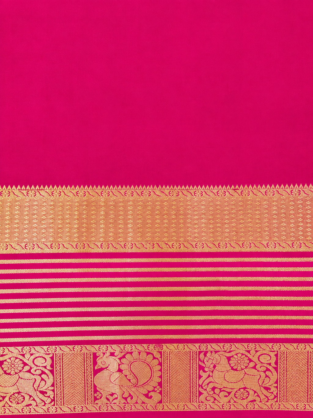 Annam & Ashva Varnam – Pure Silk Saree – Rani Pink
