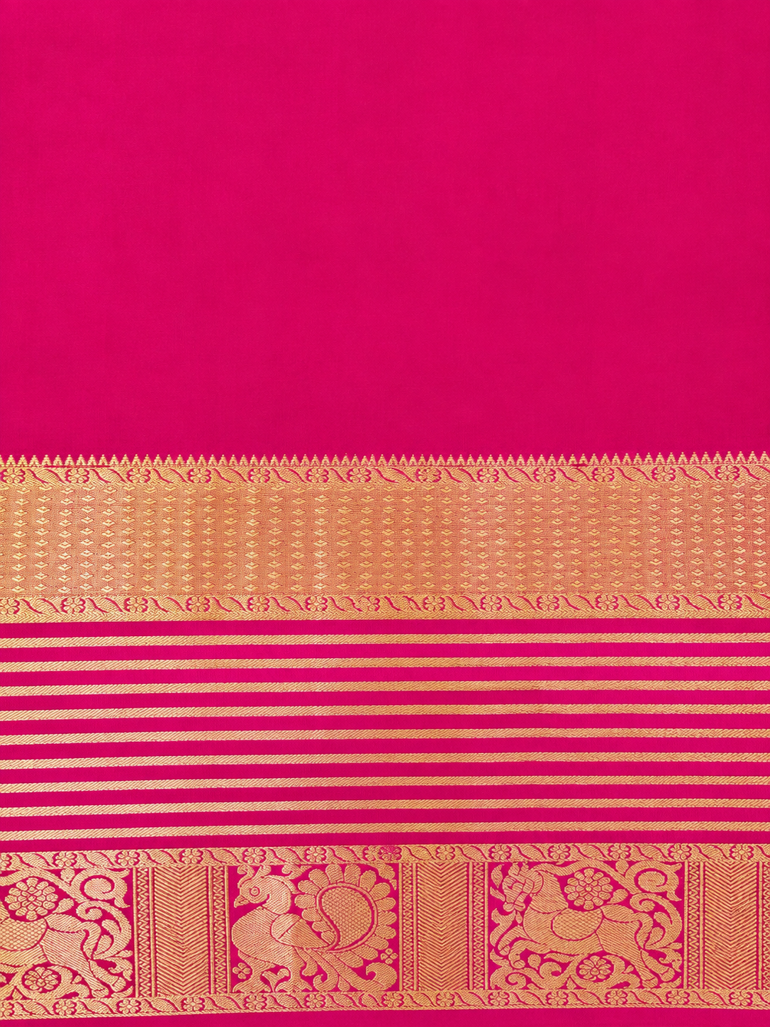 Annam & Ashva Varnam – Pure Silk Saree – Rani Pink
