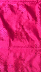 Soft Silk Saree with Vintage Kolam Motifs