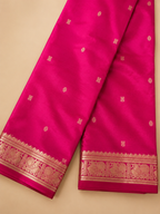 Kanchi Annam Aura – 2 Inch Border- Rani Pink
