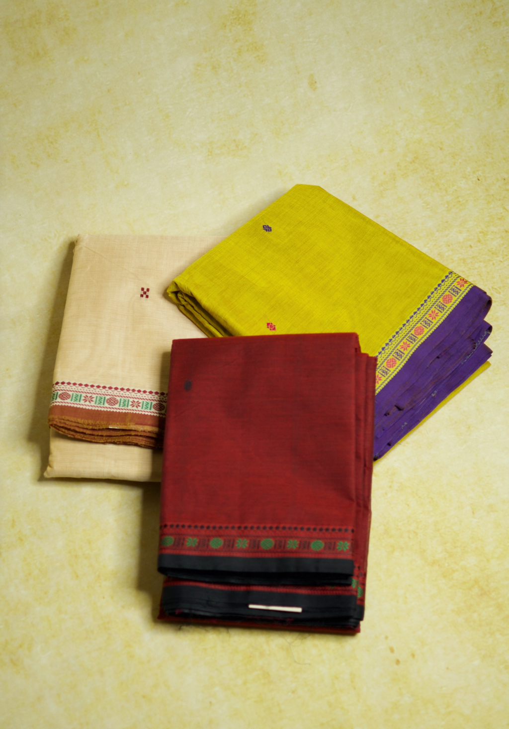 Pure Cotton Saree with One Inch Thread Border