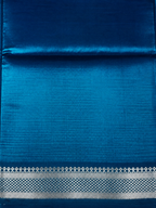 Mangalagiri Silk Saree - Deep Peacock Green