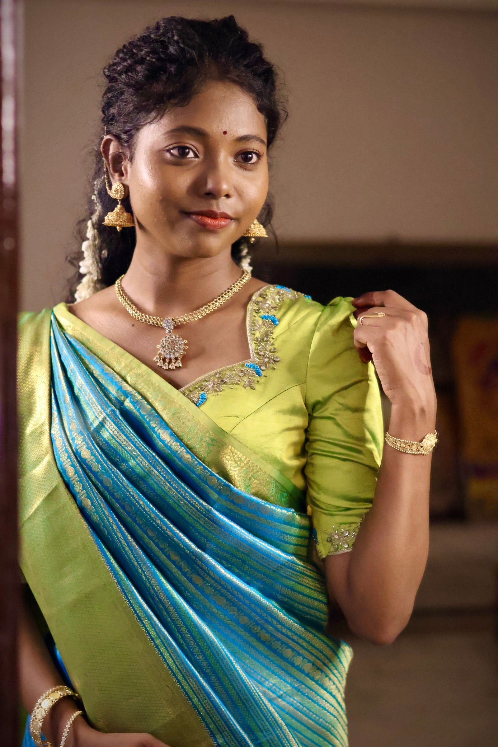 மயூரி- Pure Handloom Silk Saree