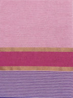 Cotton Candy Saree With Stripped Border