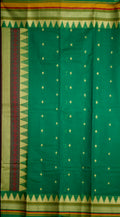 Handloom Chettinad Pure Cotton Saree with Thazhampoo Border