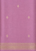 Pure Handloom Arani Silk Saree | Onion Pink | One Inch Border