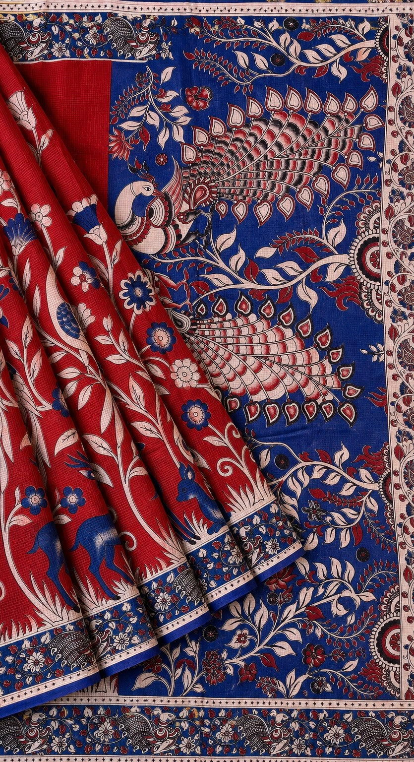 Premium Kota Kalamkari Saree