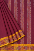 Ikkat Border Cotton Saree