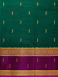 மரகதம் | Pure Handloom Silk Saree | கத்திரிப்பூ Rettaipet Border