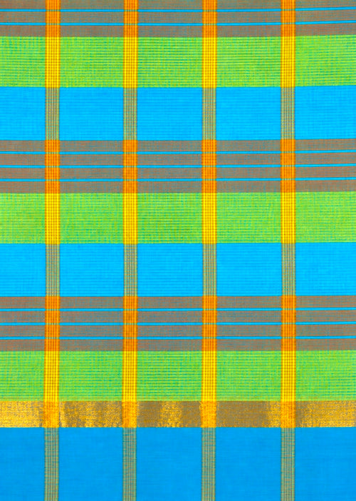Cotton Saree- Checks