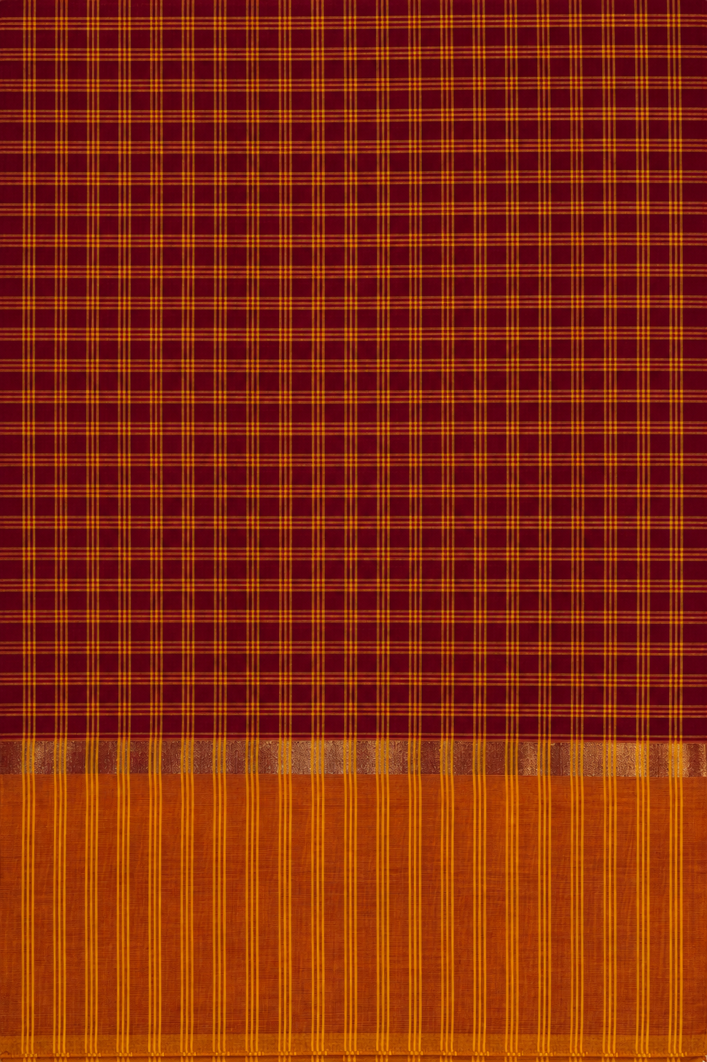 Cotton Saree- Checks