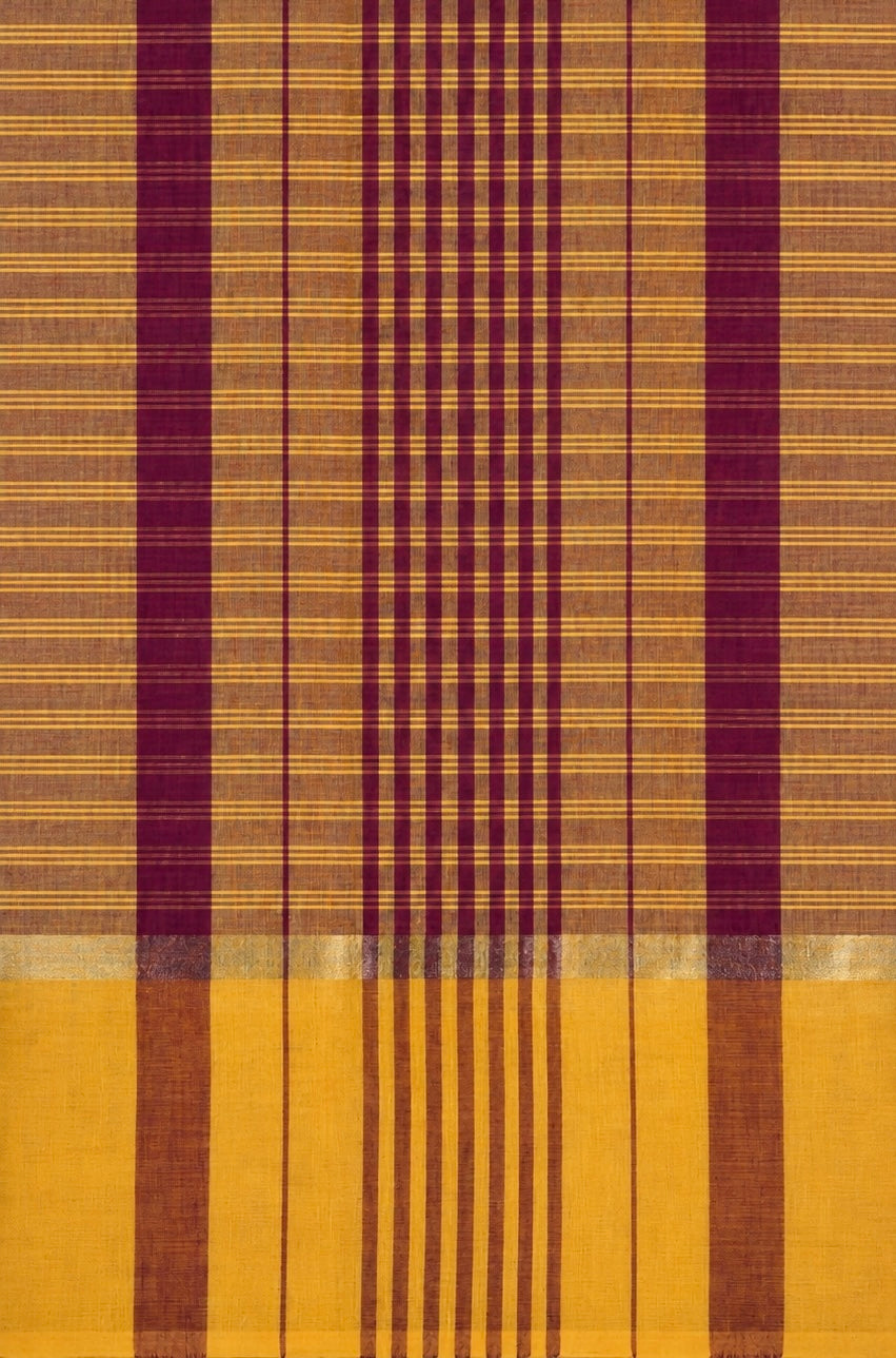 Cotton Saree- Checks