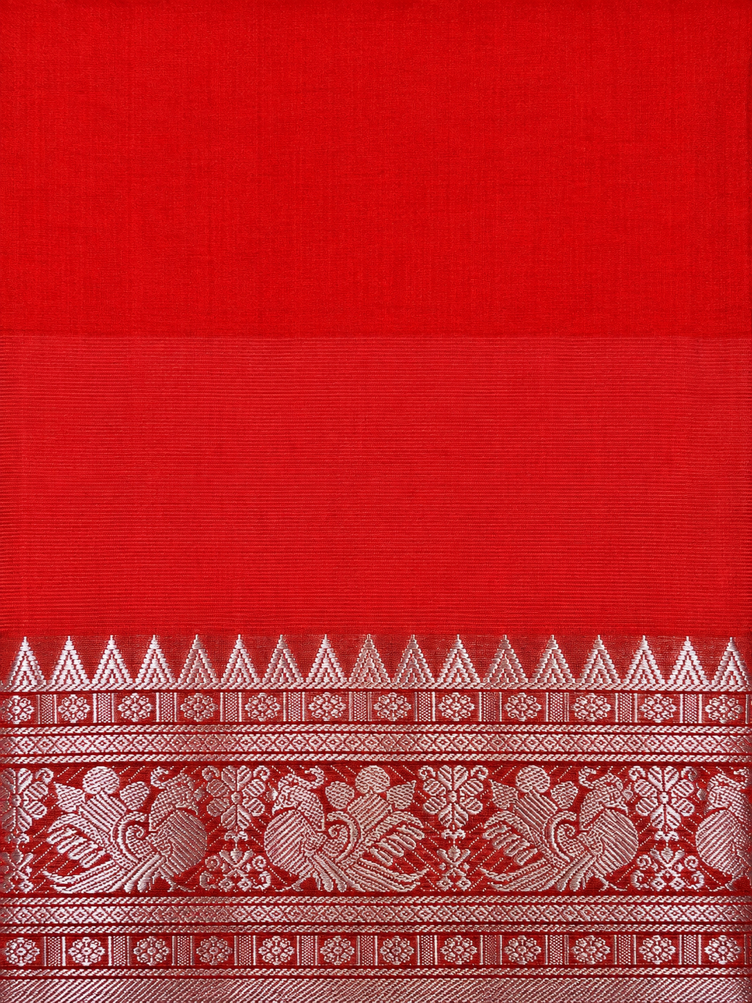 Mangalagiri Silk Saree - Pencil Grey