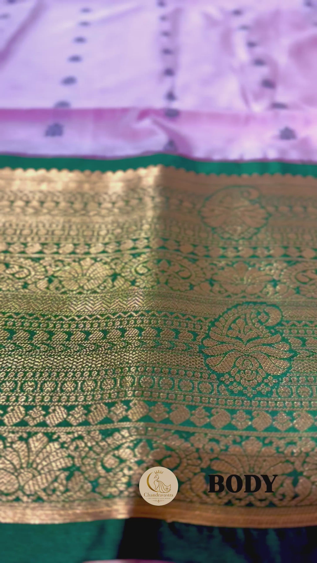 Soft Silk Saree - Dusty Rose Body with Varisaipet Border