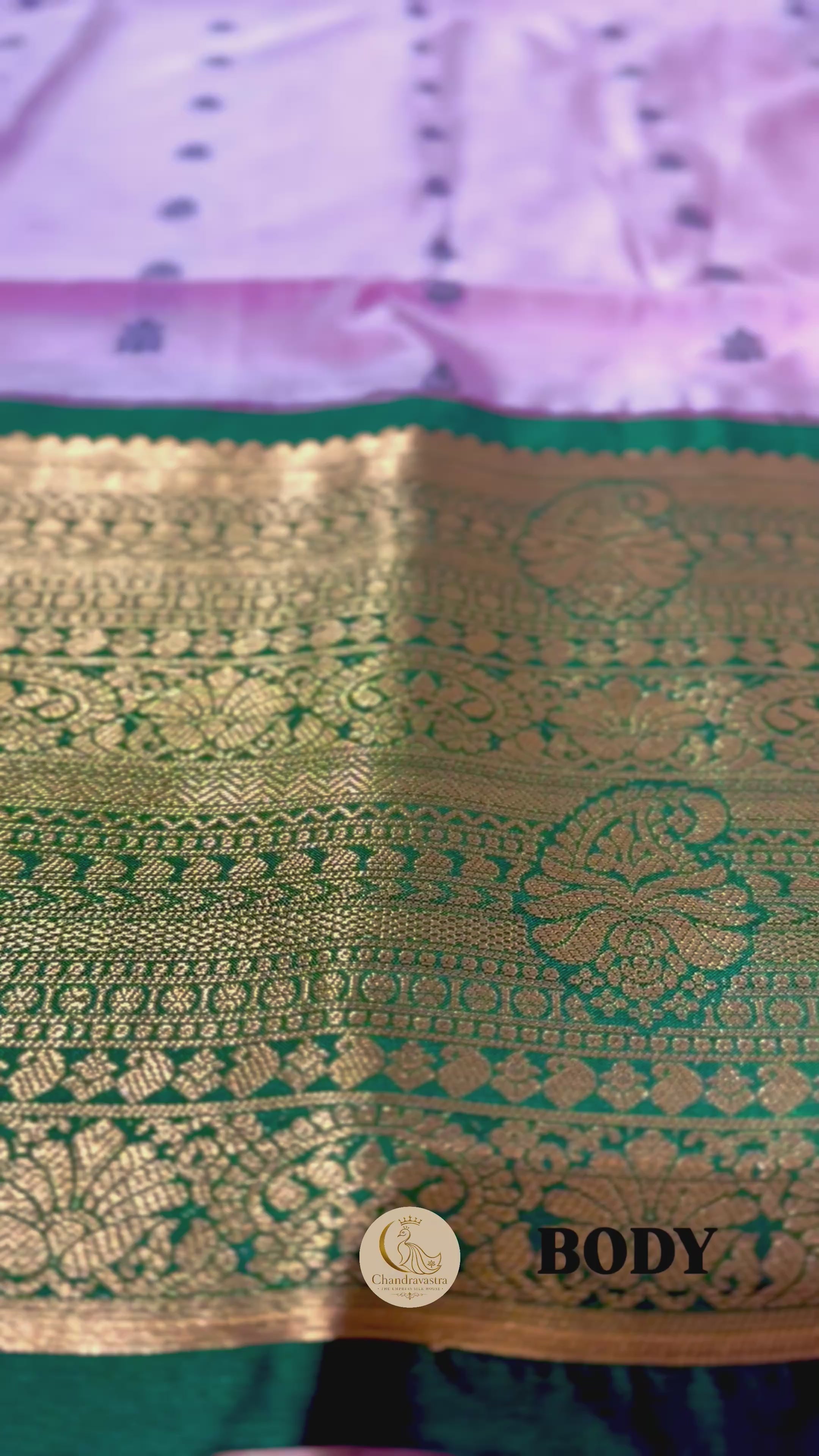 Soft Silk Saree - Dusty Rose Body with Varisaipet Border